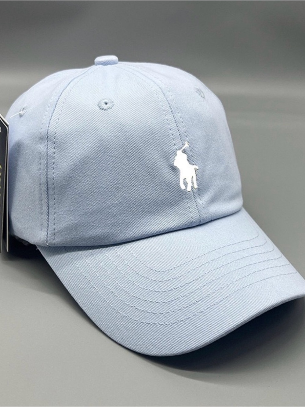Polo by Ralph Lauren Light Blue Polo Player Baseball Cap